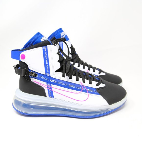 Nike Air Max 720 Saturn White Pink Black Blue - Picture 2 of 8